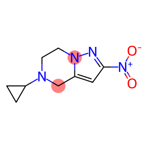 5-cyclopropyl-2-nitro-4,5,6,7-tetrahydropyrazolo[1,5-a]pyrazine