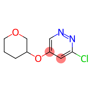 3-chloro-5-(tetrahydro-2h-pyran-3-yloxy)pyridazine