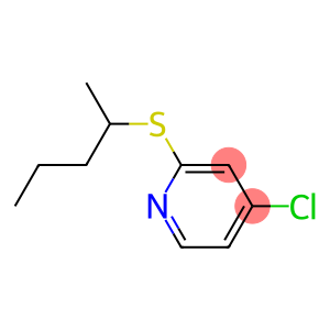 4-chloro-2-(pentan-2-ylthio)pyridine