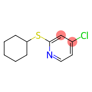 4-chloro-2-(cyclohexylthio)pyridine