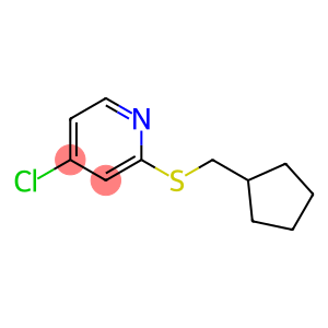 4-氯-2-((环戊基甲基)硫代)吡啶