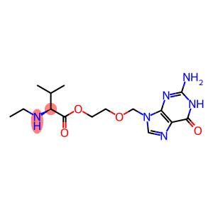 2-[(2-Amino-6-oxo-1,6-dihydro-9H-purin-9-yl)methoxy]ethyl N-Ethyl-L-valinate