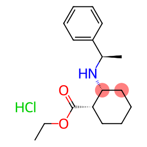 (1S,2R)-ethyl 2-((R)-1-phenylethylamino)cyclohexanecarboxylate hydrochloride