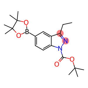 tert-butyl 3-ethyl-5-(4,4,5,5-tetramethyl-1,3,2-dioxaborolan-2-yl)-1H-indazole-1-carboxylate