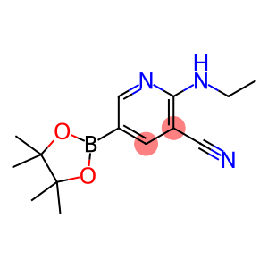 2-(ethylamino)-5-(4,4,5,5-tetramethyl-1,3,2-dioxaborolan-2-yl)nicotinonitrile