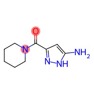 5-(哌啶-1-基羰基)-1H-吡唑-3-胺