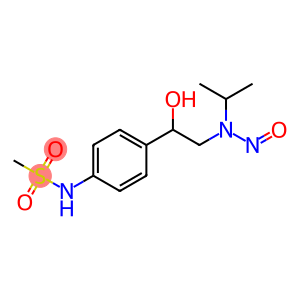 Methanesulfonamide, N-[4-[1-hydroxy-2-[(1-methylethyl)nitrosoamino]ethyl]phenyl]-