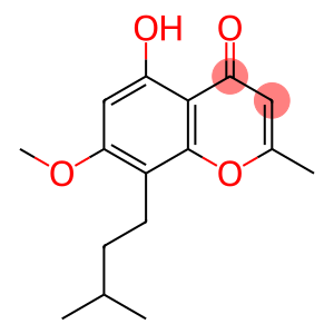 5-Hydroxy-8-isopentyl-7-methoxy-2-methylchromone