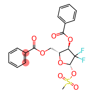 2-脱氧-2,2-二氟-D-呋喃核糖基-3,5-二苯甲酰基-1-甲磺酸酯