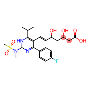 6-Heptenoic acid, 7-[4-(4-fluorophenyl)-1,2-dihydro-6-(1-methylethyl)-2-[methyl(methylsulfonyl)amino]-5-pyrimidinyl]-3,5-dihydroxy-, (3R,5S,6E)-