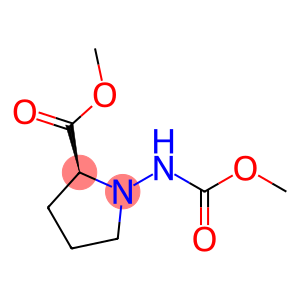 L-Proline, 1-[(methoxycarbonyl)amino]-, methyl ester (9CI)