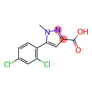 1H-Pyrazole-3-carboxylic acid, 5-(2,4-dichlorophenyl)-1-methyl-