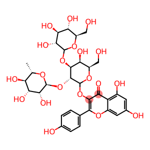 kaempferol 3-glucosyl(1-3)rhamnosyl(1-6)galactoside