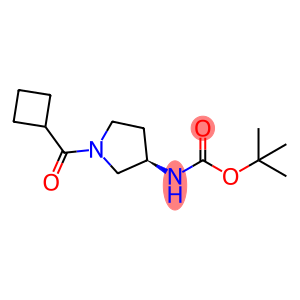 (R)-tert-Butyl 1-(cyclobutanecarbonyl)pyrrolidin-3-ylcarbamate