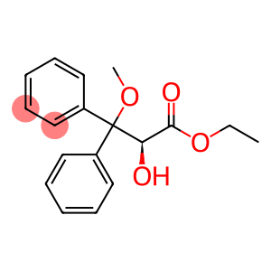 Benzenepropanoic acid, α-hydroxy-β-methoxy-β-phenyl-, ethyl ester, (αS)-