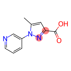1H-Pyrazole-3-carboxylic acid, 5-methyl-1-(3-pyridinyl)-