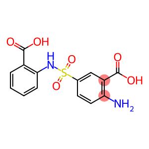 Benzoic acid, 2-amino-5-[[(2-carboxyphenyl)amino]sulfonyl]-