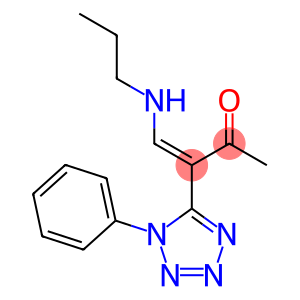 3-Buten-2-one, 3-(1-phenyl-1H-tetrazol-5-yl)-4-(propylamino)-, (Z)- (9CI)