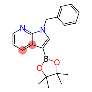 1H-Pyrrolo[2,3-b]pyridine, 1-(phenylmethyl)-3-(4,4,5,5-tetramethyl-1,3,2-dioxaborolan-2-yl)-