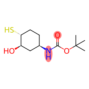 1,1-二甲基乙基 N-[(1R,3R,4R)-3-羟基-4-巯基环己基]氨基甲酸酯