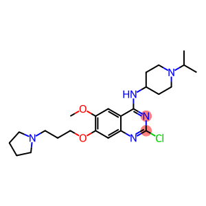 4-Quinazolinamine, 2-chloro-6-methoxy-N-[1-(1-methylethyl)-4-piperidinyl]-7-[3-(1-pyrrolidinyl)propoxy]-