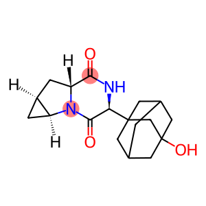 1H-Cyclopropa[4,5]pyrrolo[1,2-a]pyrazine-3,6-dione, hexahydro-4-(3-hydroxytricyclo[3.3.1.13,7]dec-1-yl)-, (1aS,4S,6aR,7aS)-