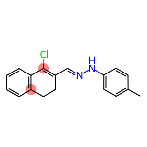 1-CHLORO-3,4-DIHYDRO-2-NAPHTHALENECARBALDEHYDE N-(4-METHYLPHENYL)HYDRAZONE