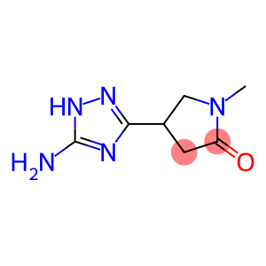 4-(3-Amino-1H-1,2,4-triazol-5-yl)-1-methylpyrrolidin-2-one