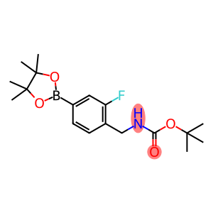 Carbamic acid, N-[[2-fluoro-4-(4,4,5,5-tetramethyl-1,3,2-dioxaborolan-2-yl)phenyl]methyl]-, 1,1-dimethylethyl ester