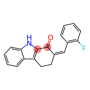 2-[(Z)-(2-FLUOROPHENYL)METHYLIDENE]-4,9-DIHYDRO-1H-CARBAZOL-1(3H)-ONE