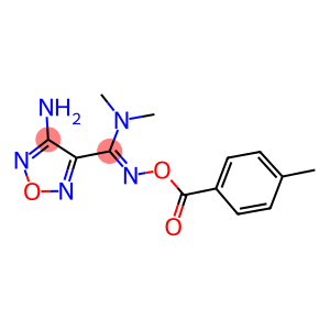 4-amino-N,N-dimethyl-N'-[(4-methylbenzoyl)oxy]-1,2,5-oxadiazole-3-carboximidamide