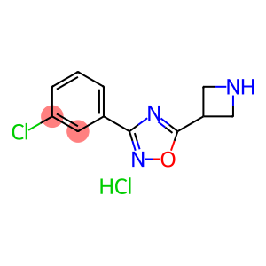 5-Azetidin-3-yl-3-(3-chlorophenyl)-1,2,4-oxadiazole hydrochloride