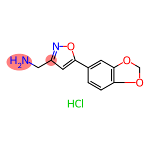 {[5-(1,3-Benzodioxol-5-yl)isoxazol-3-yl]methyl}amine hydrochloride