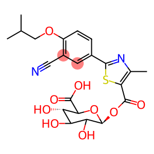 2-(3-Cyano-4-isobutyloxyphenyl)-4-Methyl-5-thiazolecarboxylate β-D-Glucopyranuronic Acid