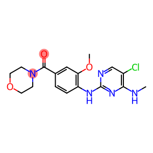 [4-[[5-氯-4-(甲基氨基)-2-嘧啶基]氨基]-3-甲氧基苯基]-4-吗啉基甲酮