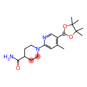 1-(4-Methyl-5-(4,4,5,5-tetraMethyl-1,3,2-dioxaborolan-2-yl)pyridin-2-yl)piperidine-4-carboxaMide