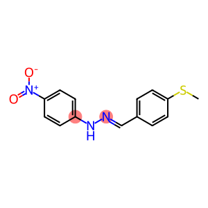 1-[4-(methylsulfanyl)benzylidene]-2-(4-nitrophenyl)hydrazine