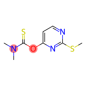 Carbamic acid, dimethylthio-,O-[2-(methylthio)-4-pyrimidinyl] ester (8CI)