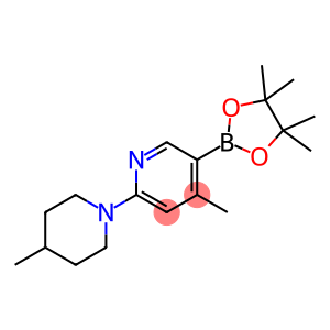 4-Methyl-2-(4-Methylpiperidin-1-yl)-5-(4,4,5,5-tetraMethyl-1,3,2-dioxaborolan-2-yl)pyridine