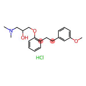 1-(Dimethylamino)-3-[2-[2-(3-methoxyphenyl)ethyl]phenoxy]-2-propanol hydrochloride