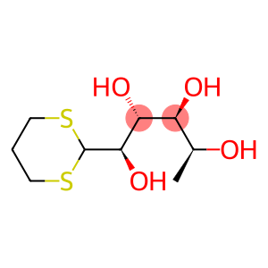 L-Mannose, 6-deoxy-, cyclic 1,3-propanediyl dithioacetal