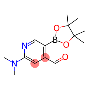 2-(diMethylaMino)-5-(4,4,5,5-tetraMethyl-1,3,2-dioxaborolan-2-yl)isonicotinaldehyde