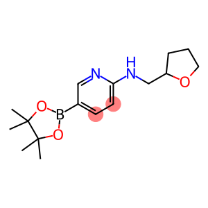 N-((tetrahydrofuran-2-yl)methyl)-5-(4,4,5,5-tetramethyl-1,3,2-dioxaborolan-2-yl)pyridin-2-amine