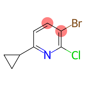 Pyridine, 3-bromo-2-chloro-6-cyclopropyl-