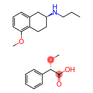 (S)-1,2,3,4-tetrahydro-5-methoxy-N-propyl-naphthalen-2-ammonium (S)-2-methoxy-2-phenylacetate