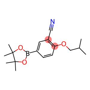 2-isobutoxy-5-(4,4,5,5-tetramethyl-1,3,2-dioxaborolan-2-yl)benzonitrile