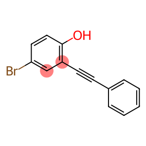 Phenol, 4-bromo-2-(2-phenylethynyl)-