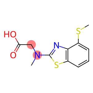 N-Methyl-N-[4-(methylthio)-1,3-benzothiazol-2-yl]glycine