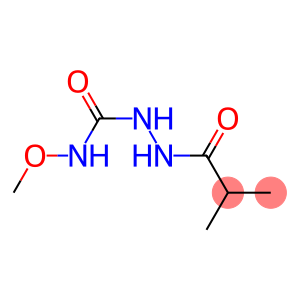 Propanoic  acid,  2-methyl-,  2-[(methoxyamino)carbonyl]hydrazide