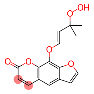 7H-Furo[3,2-g][1]benzopyran-7-one, 9-[(3-hydroperoxy-3-methyl-1-butenyl)oxy]-, (E)- (9CI)